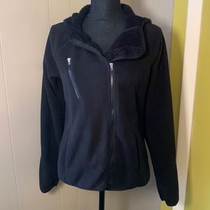 Reebok Asymmetrical Fleece Zip Jacket